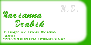 marianna drabik business card